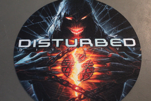 Disturbed Divisive vinyl record player Slipmat