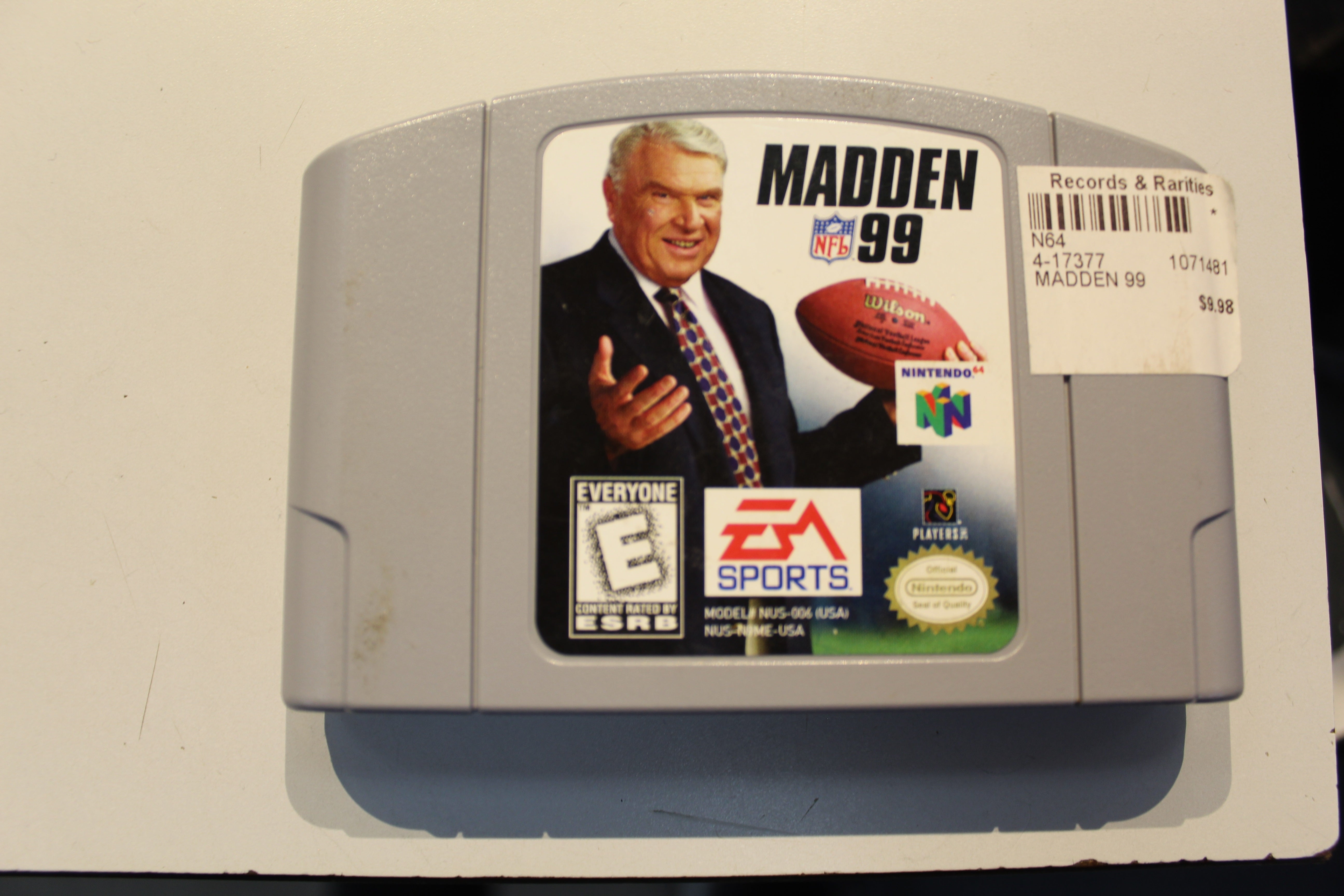 madden 99 cover