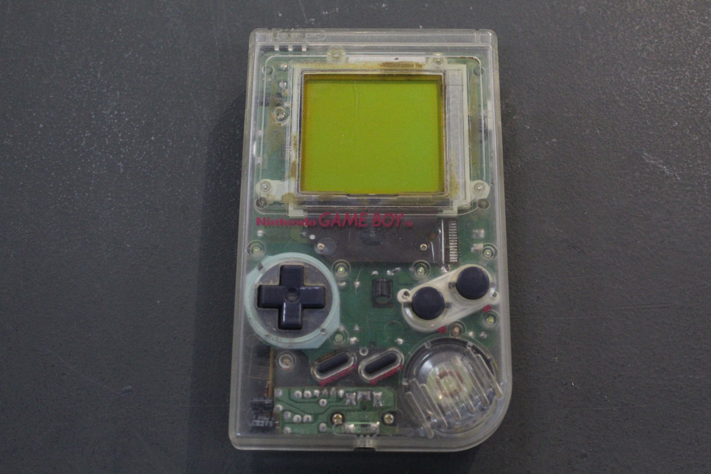 Original Nintendo Gameboy Handheld (Clear Case)