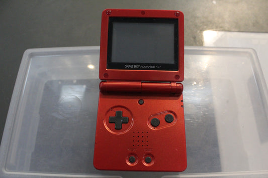 RED NINTENDO GAMEBOY ADVANCE SP