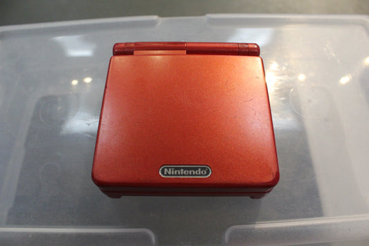 RED NINTENDO GAMEBOY ADVANCE SP