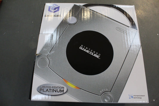 Nintendo GameCube Platinum Console In Box with manual