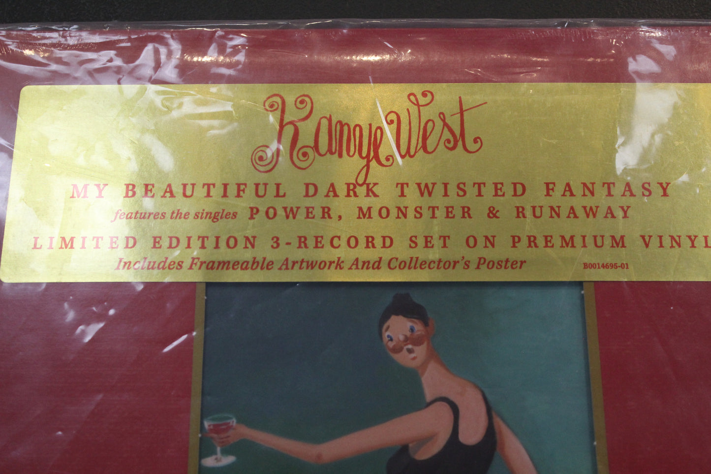 Kanye West My Beautiful Dark Twisted Fantasy Limited Edition 3 record set on Premium Vinyl (Sealed)
