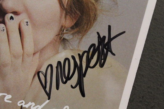 Autographed Regina Spektor album book