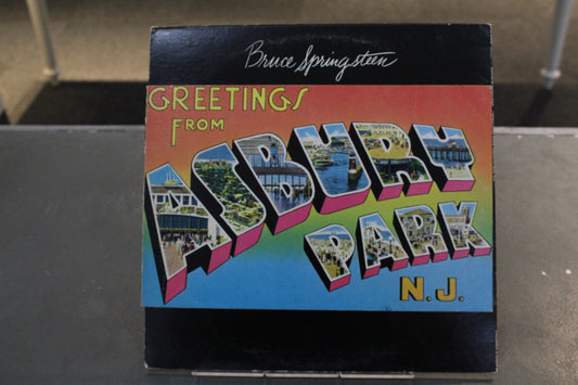 Bruce Springsteen Greetings from Asbury Park N.J. Vinyl Record (VG)