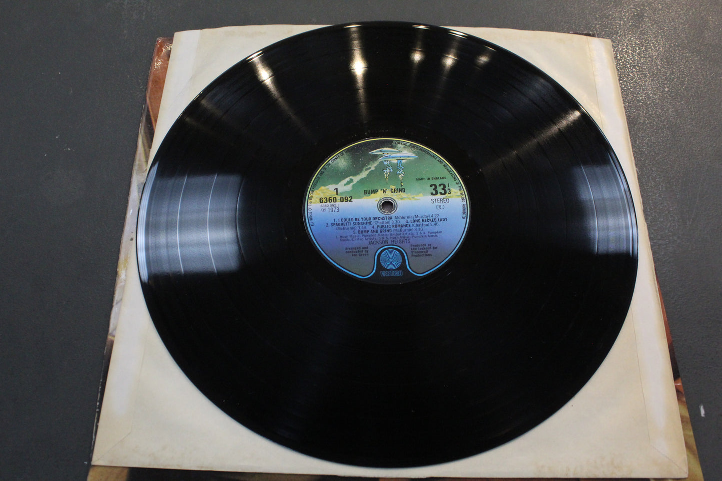 Jackson Heights Bump n Grind Vinyl record (NM)