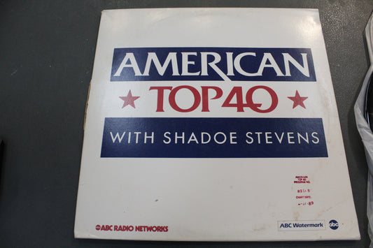 American top 40 with Shadoe Stevens Vinyl record (NM)