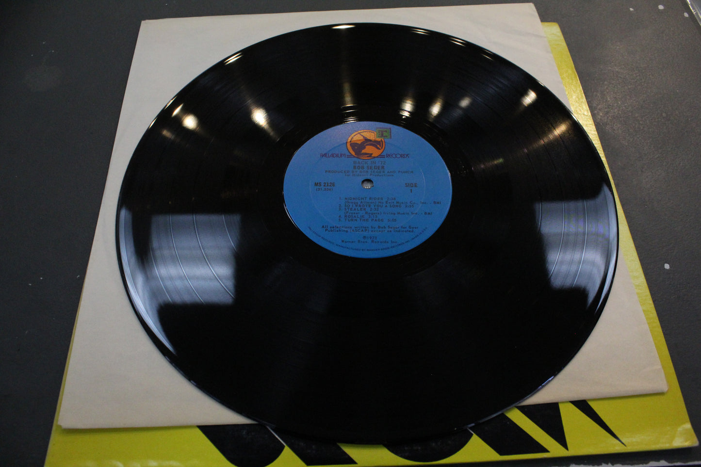 Bob Seger Back in 72 Vinyl Record (VG+)