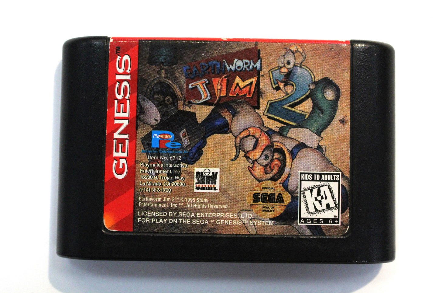 Earthworm Jim 2 For the Sega Genesis Cart only (Authentic and tested)