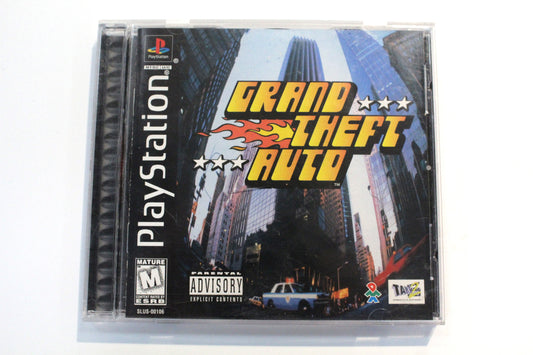 Grand Theft Auto For PlayStation One (tested)