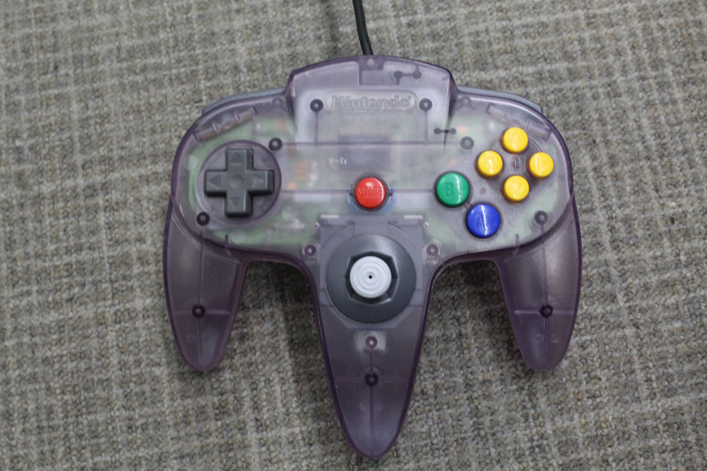 Nintendo 64 Controller Clear Purple-used