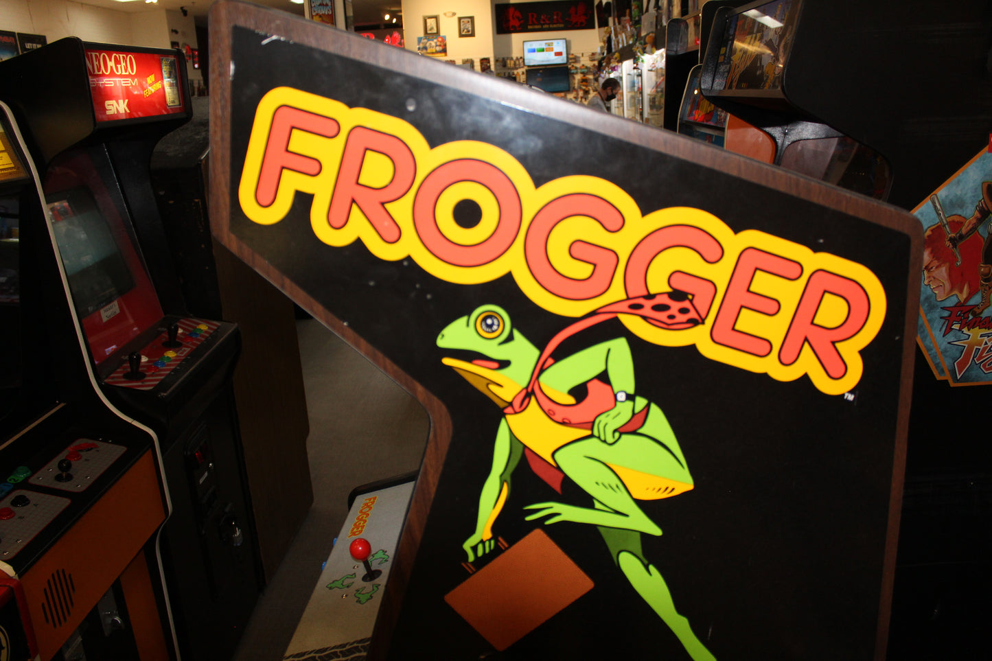 Frogger Arcade Cabinet