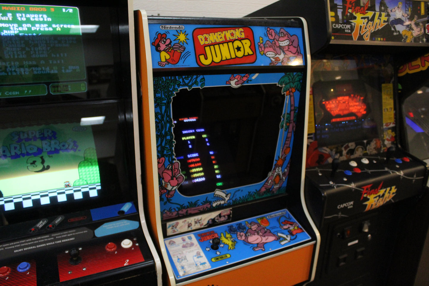 Donkey Kong Junior Arcade Cabinet