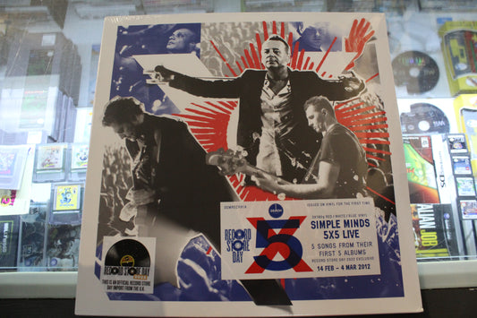Simple Minds 5X5 Live (Record Store Day Red White and Blue Vinyl)