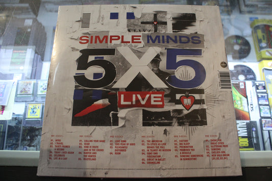 Simple Minds 5X5 Live (Record Store Day Red White and Blue Vinyl)