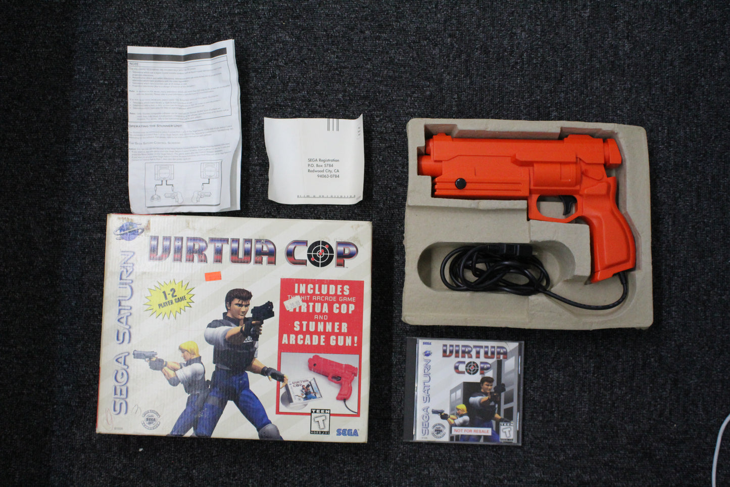 VIRTUA COP BUNDLE FOR SEGA SATURN