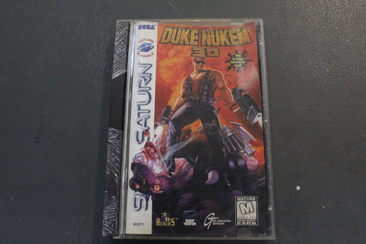 Duke Nukem 3d for the Sega Saturn, CIB, Tested and Works